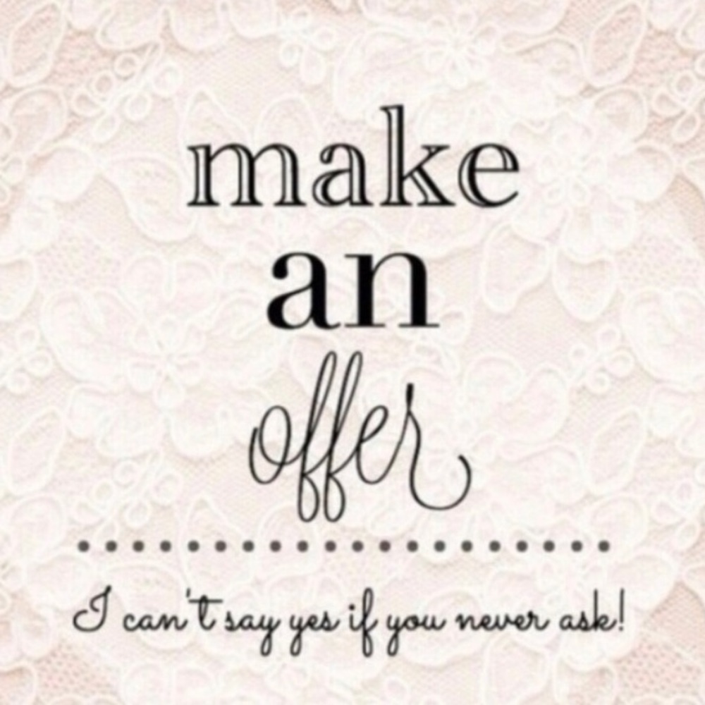 Make offers! I am flexible with prices! :)
